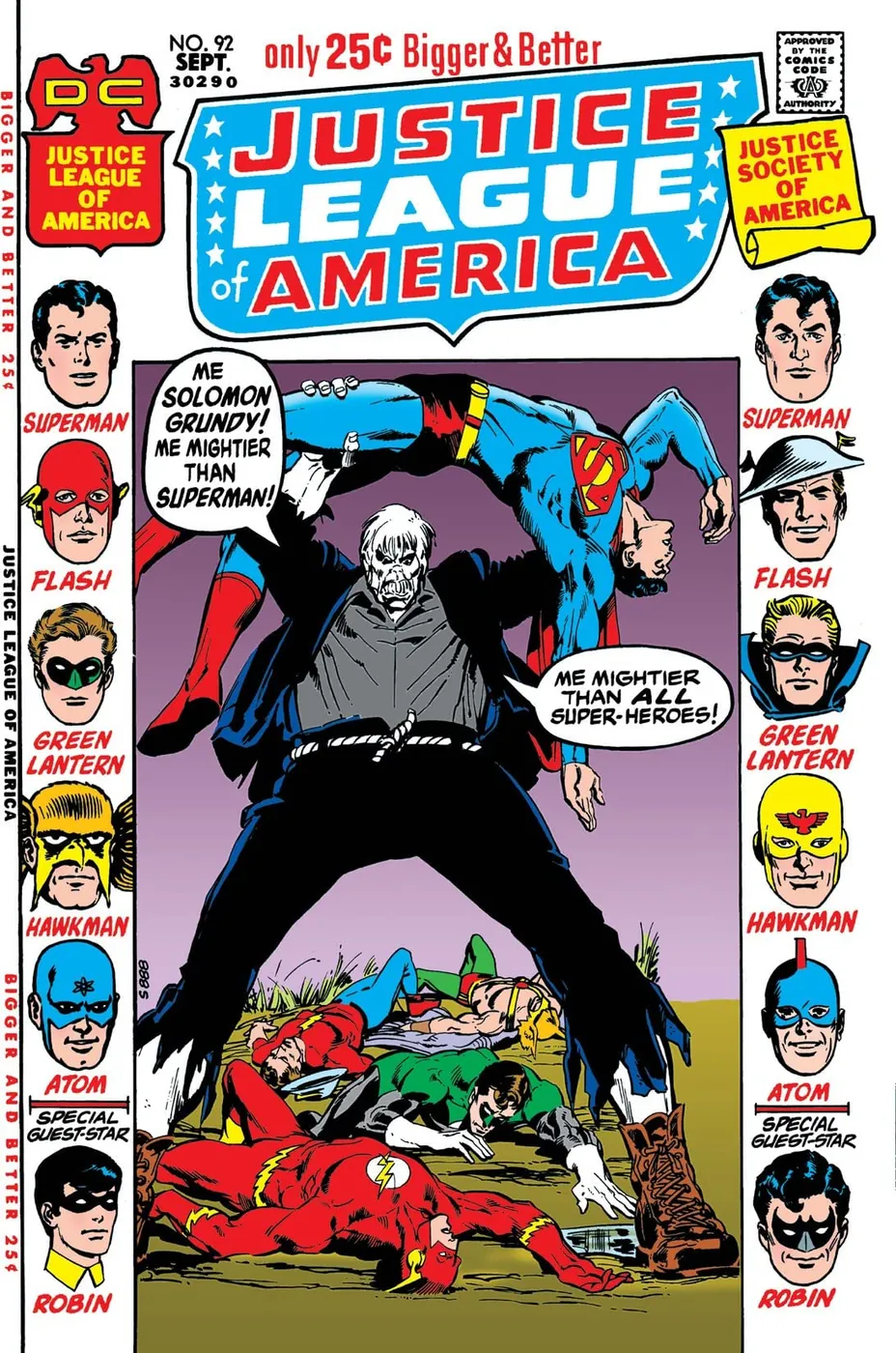 Cover of Justice League of America #92