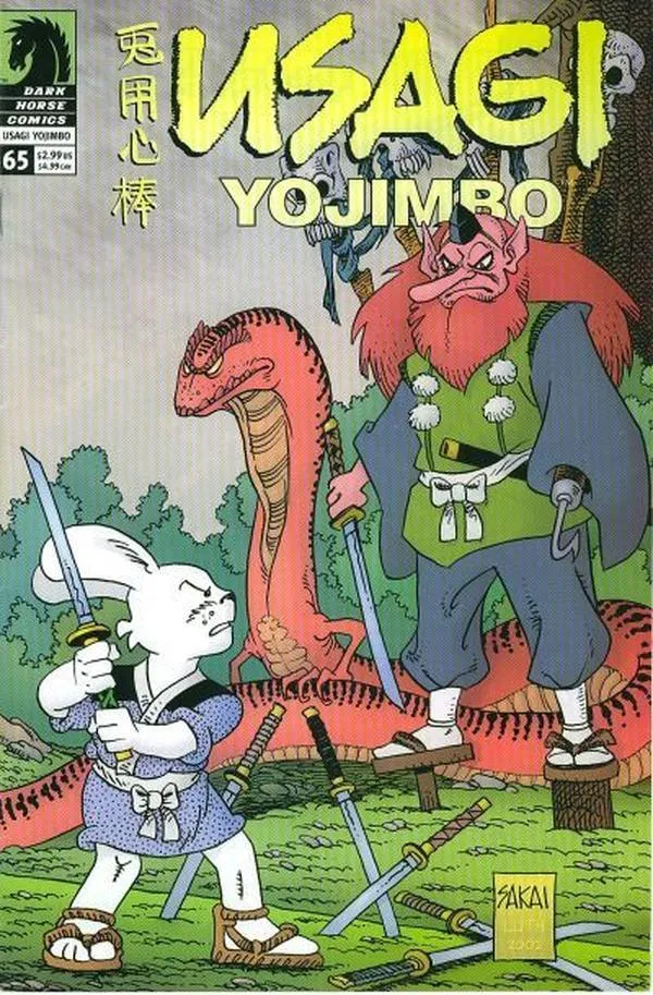 Cover of Usagi Yojimbo #65