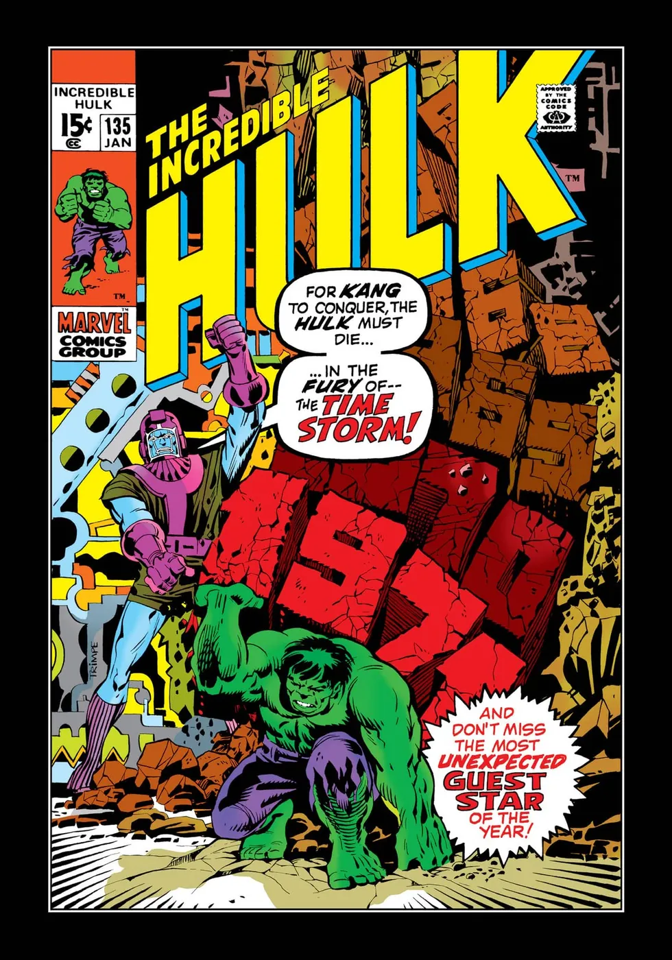 Cover of The Incredible Hulk #135