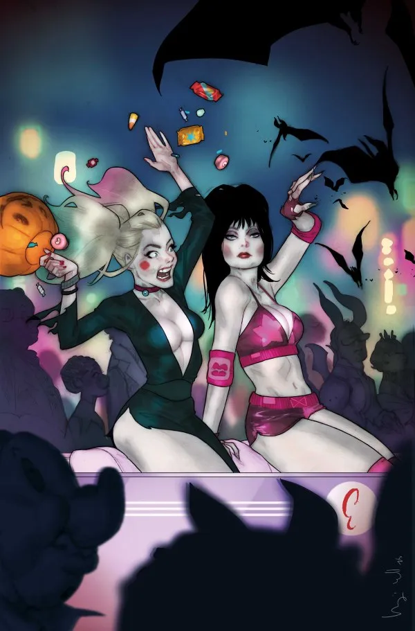 Cover of Harley Quinn x Elvira #6