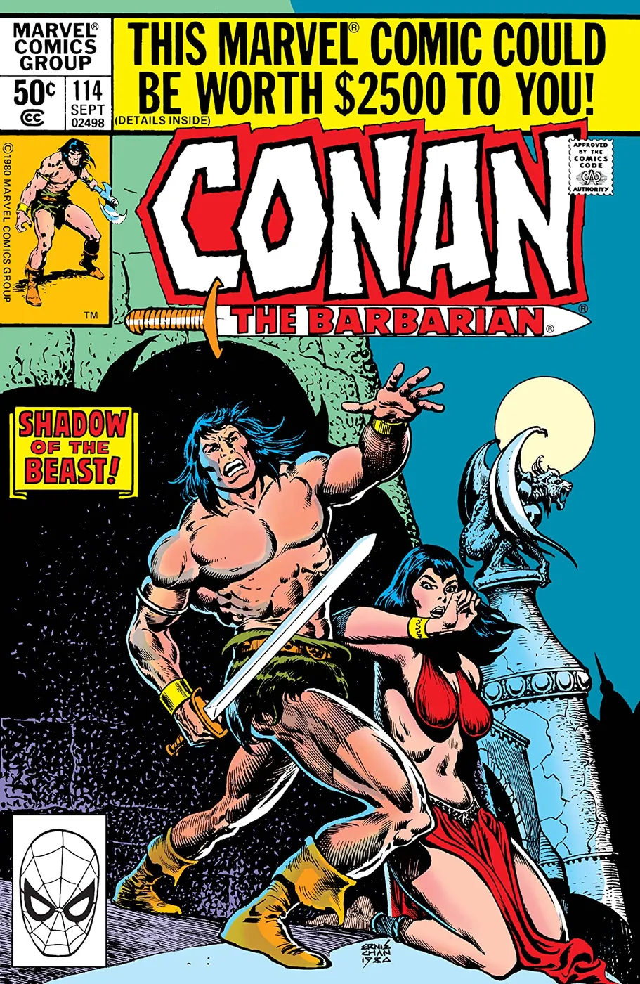 Cover of Conan the Barbarian #114