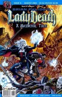 Cover of Brian Pulido's Lady Death: A Medieval Tale #6