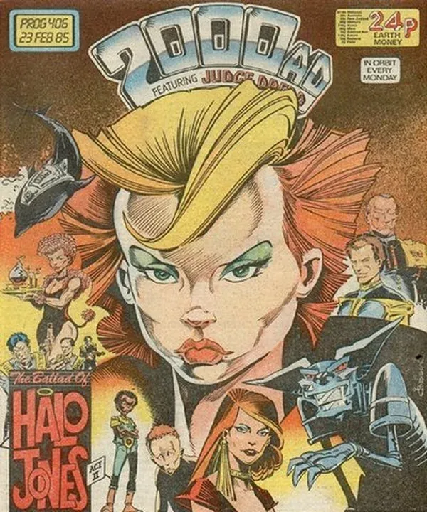 Cover of 2000 AD #406