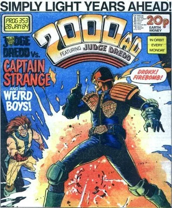 Cover of 2000 AD #353