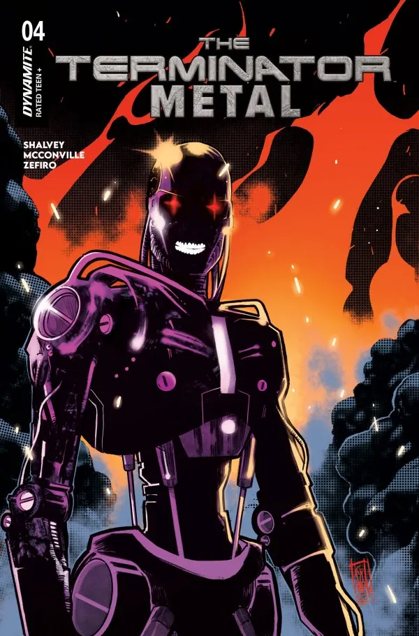 Cover of The Terminator: Metal #4