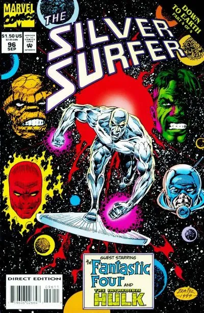Cover of Silver Surfer #96