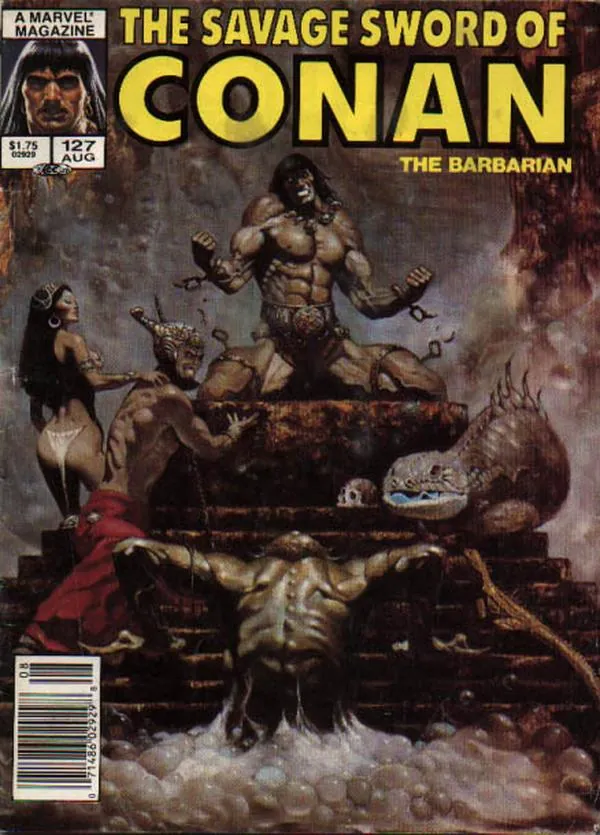 Cover of The Savage Sword of Conan #127