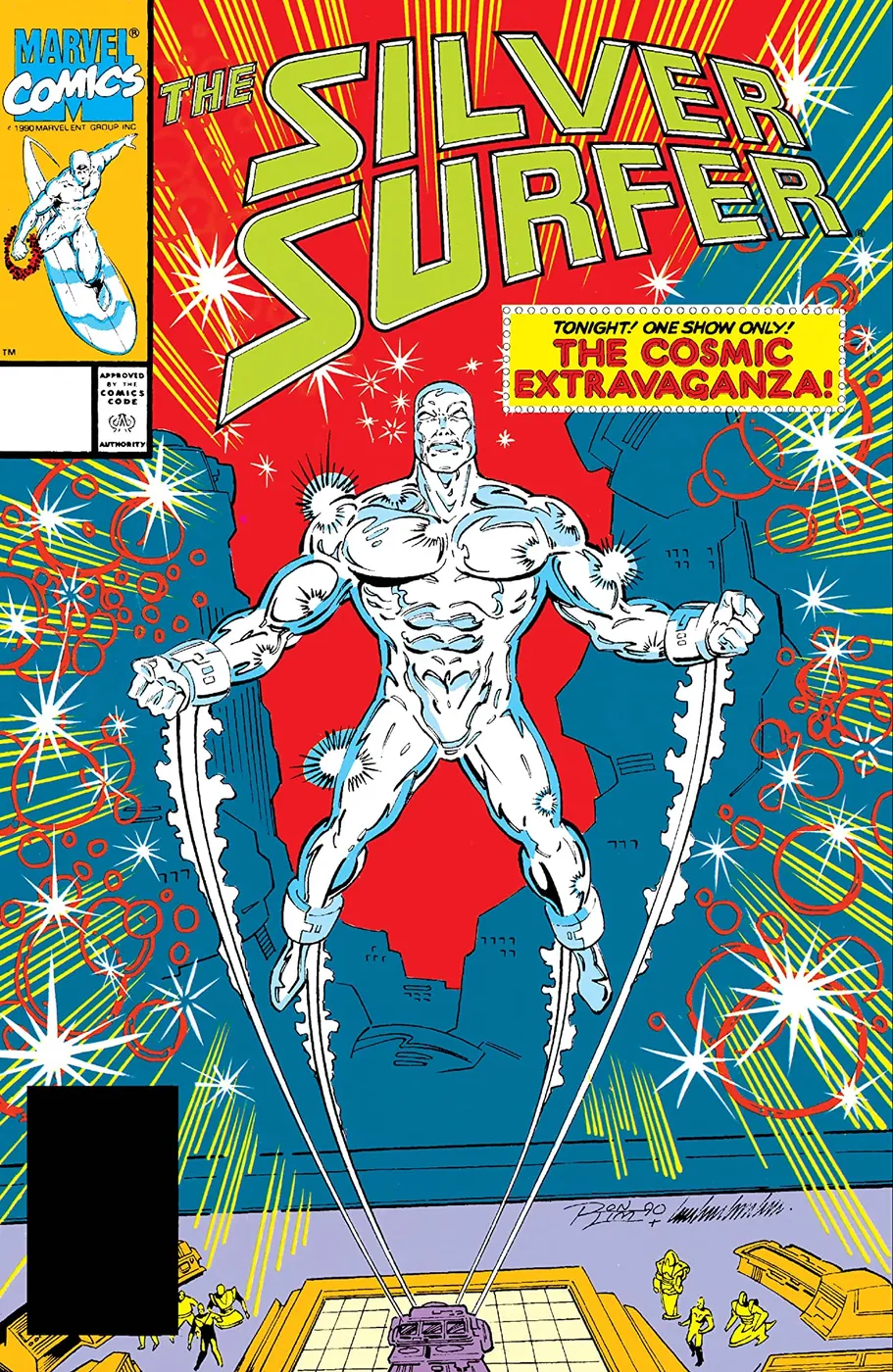 Cover of Silver Surfer #42