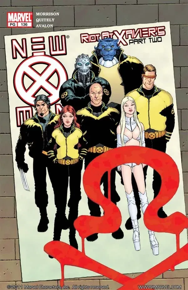 Cover of New X-Men #136