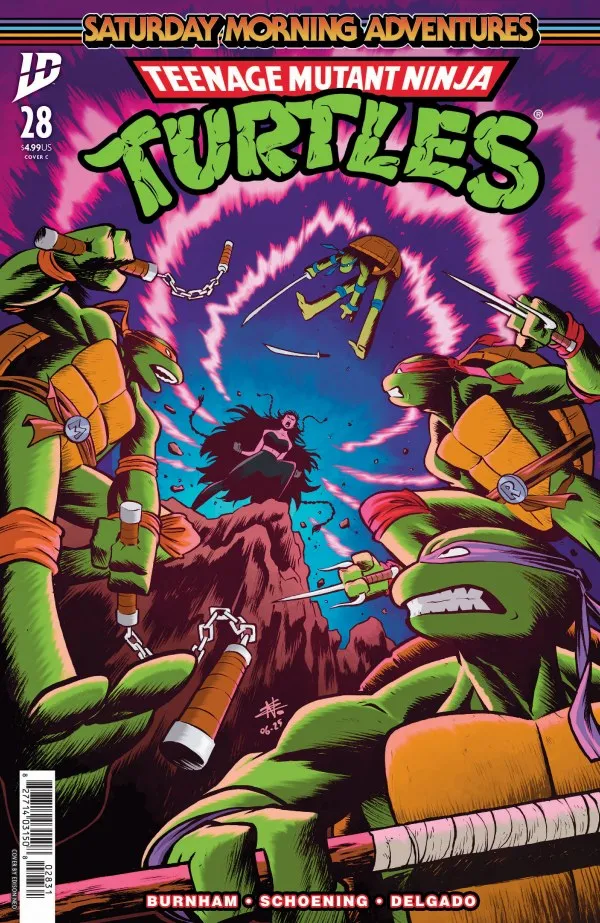 Cover of Teenage Mutant Ninja Turtles: Saturday Morning Adventures #28