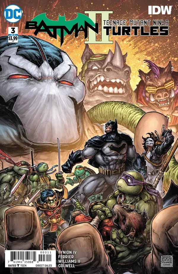 Cover of Batman / Teenage Mutant Ninja Turtles II #3