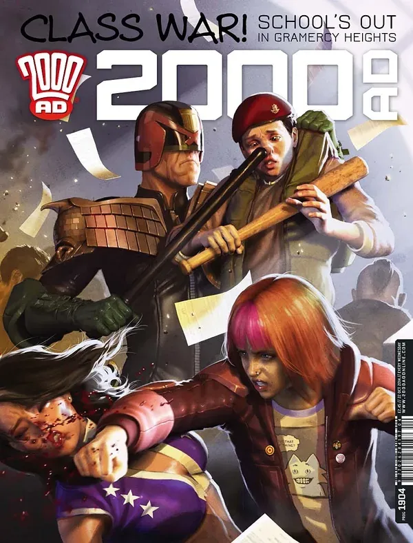 Cover of 2000 AD #1904