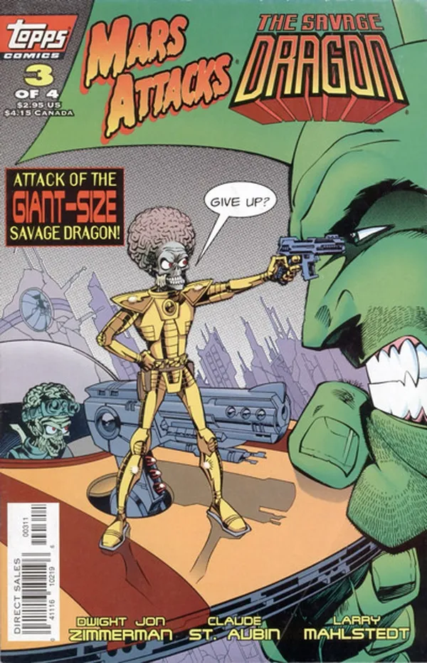 Cover of Mars Attacks The Savage Dragon #3