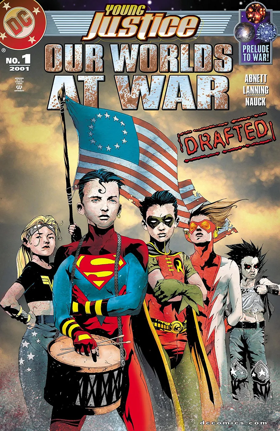 Cover of Young Justice: Our Worlds at War #1