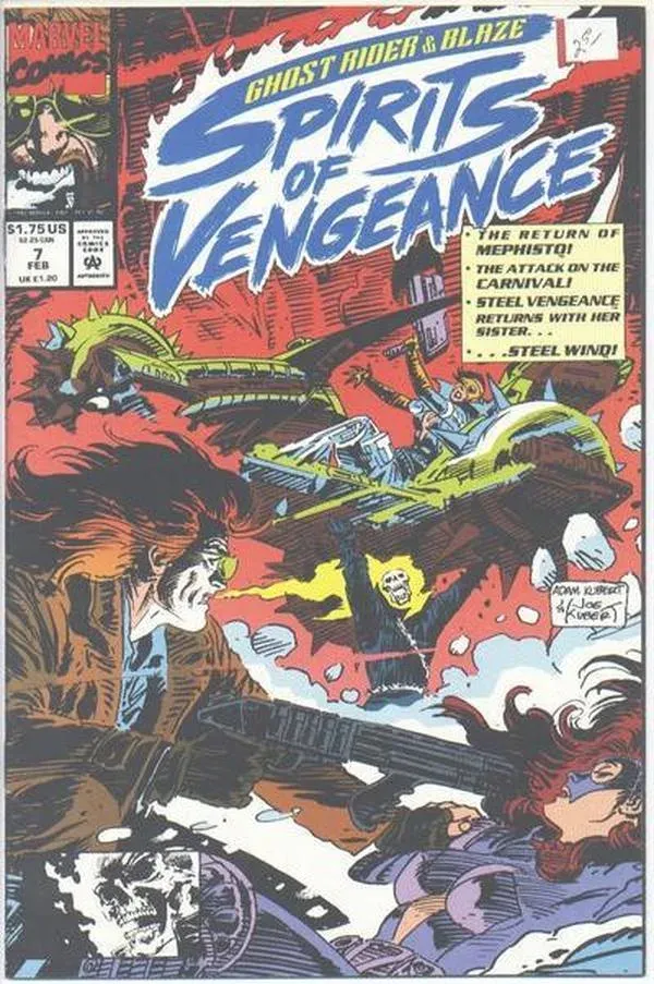 Cover of Ghost Rider / Blaze: Spirits of Vengeance #7