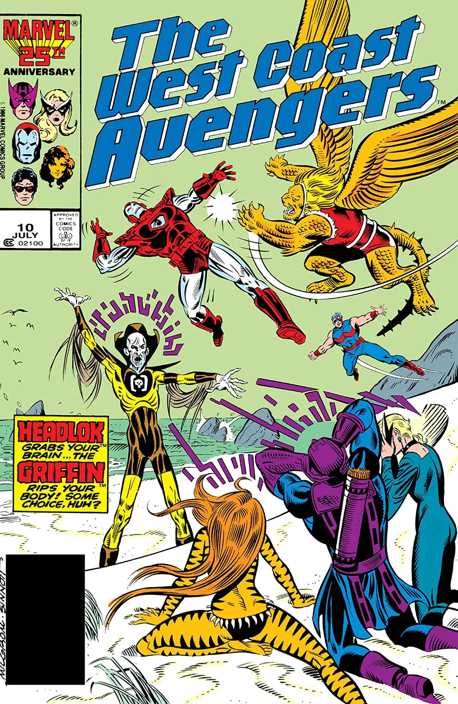 Cover of West Coast Avengers #10