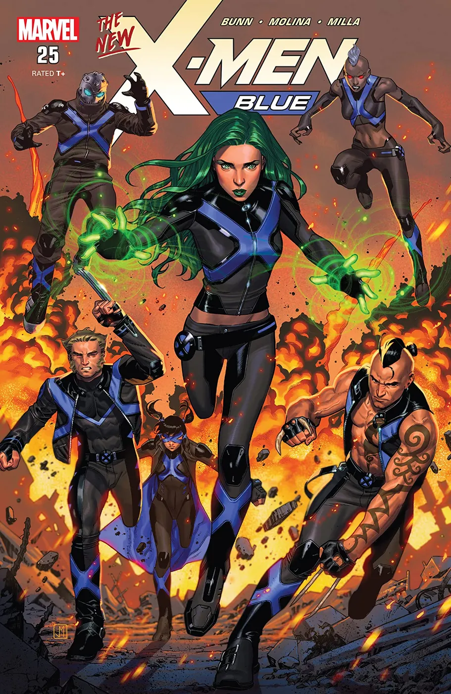 Cover of X-Men: Blue #25