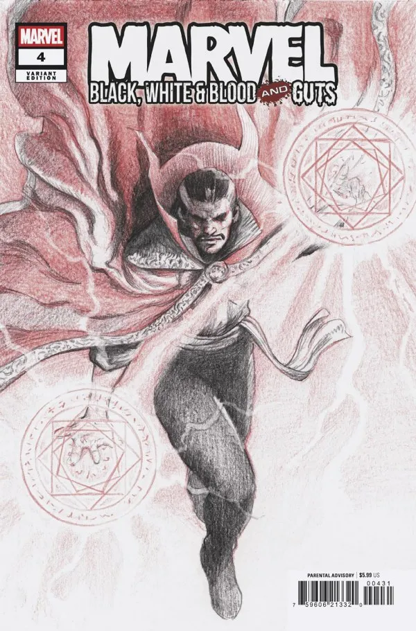 Cover of Marvel: Black, White & Blood and Guts #4