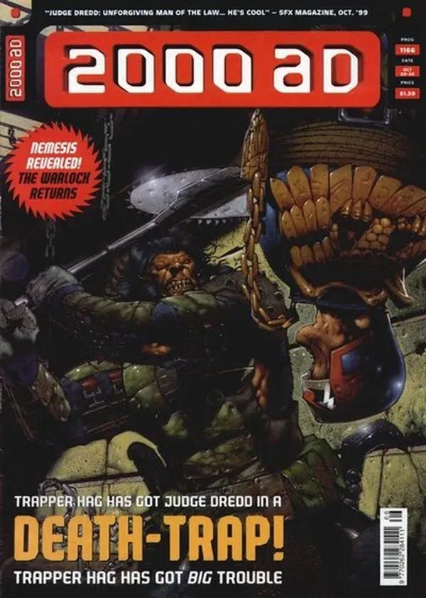 Cover of 2000 AD #1166