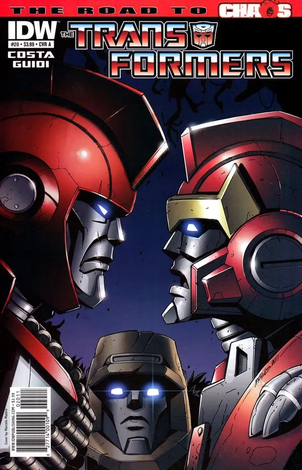 Cover of The Transformers #20