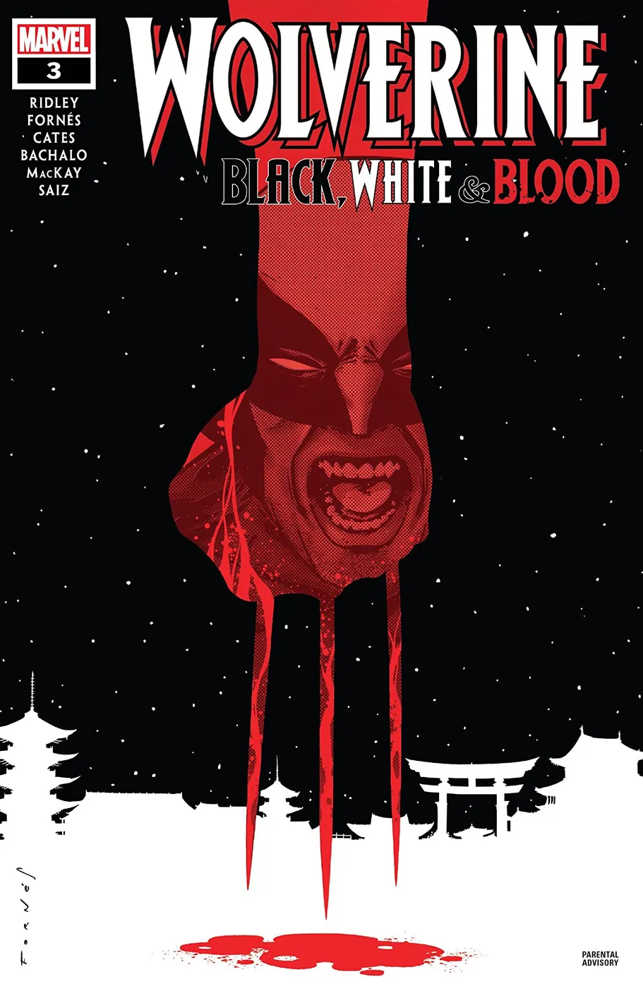 Cover of Wolverine: Black, White & Blood #3