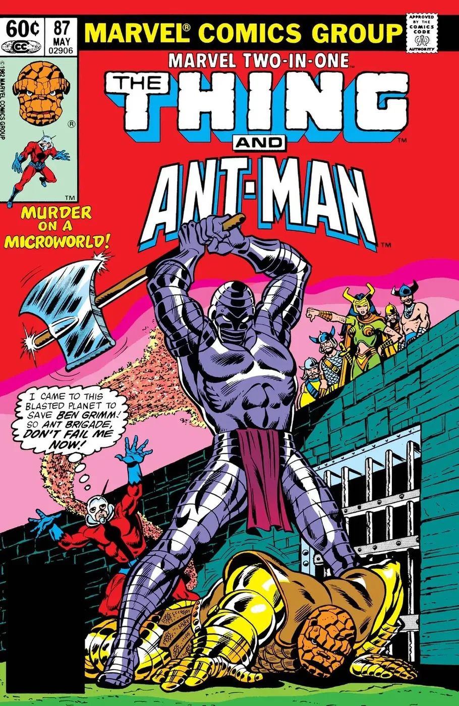 Cover of Marvel Two-in-One #87