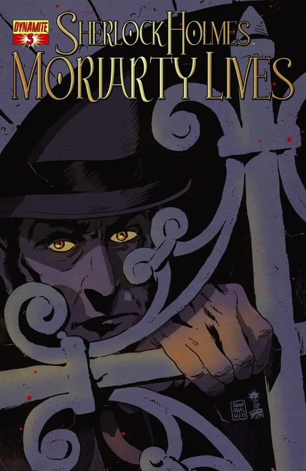 Cover of Sherlock Holmes: Moriarty Lives #3