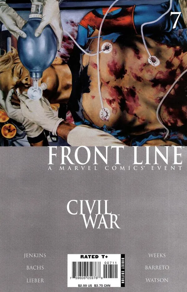 Cover of Civil War: Front Line #7