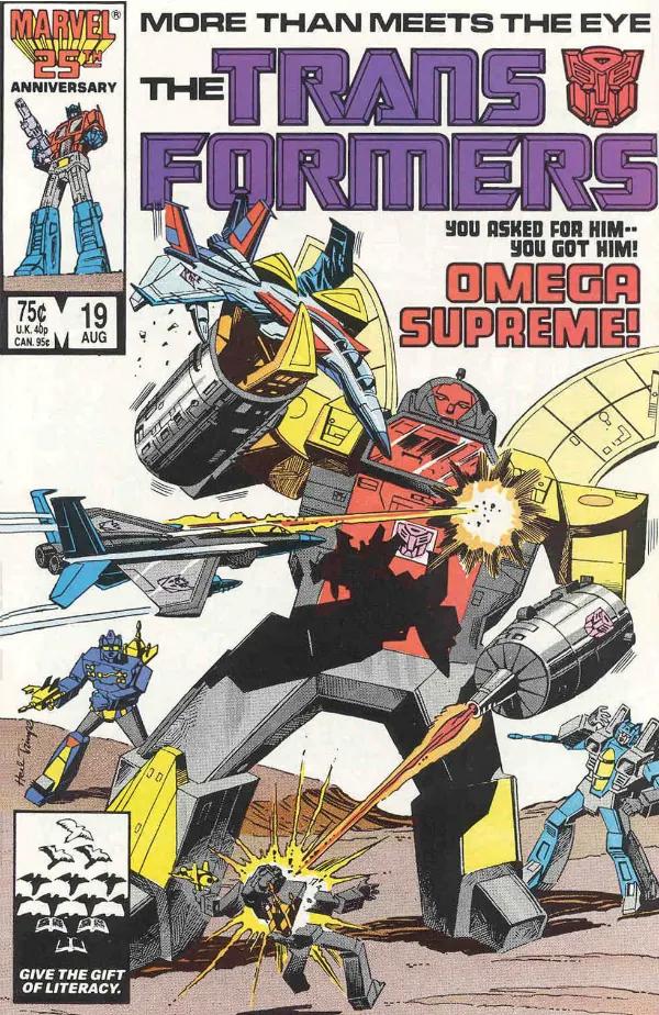 Cover of The Transformers #19