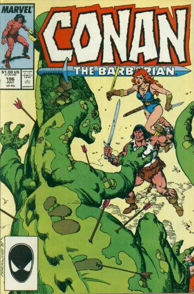 Cover of Conan the Barbarian #196