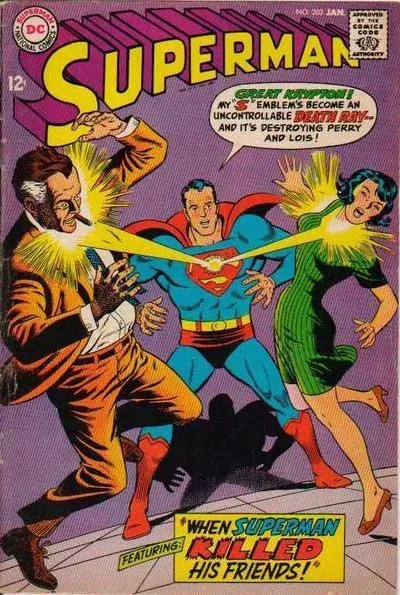 Cover of Superman #203
