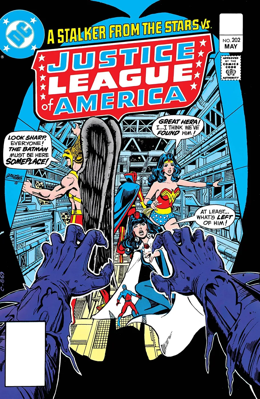 Cover of Justice League of America #202