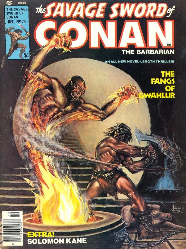 Cover of The Savage Sword of Conan #25