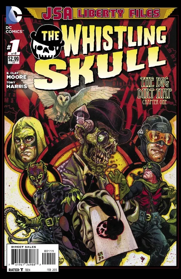 Cover of JSA Liberty Files: The Whistling Skull #1