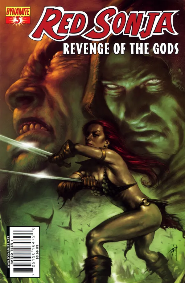 Cover of Red Sonja: Revenge of the Gods #3