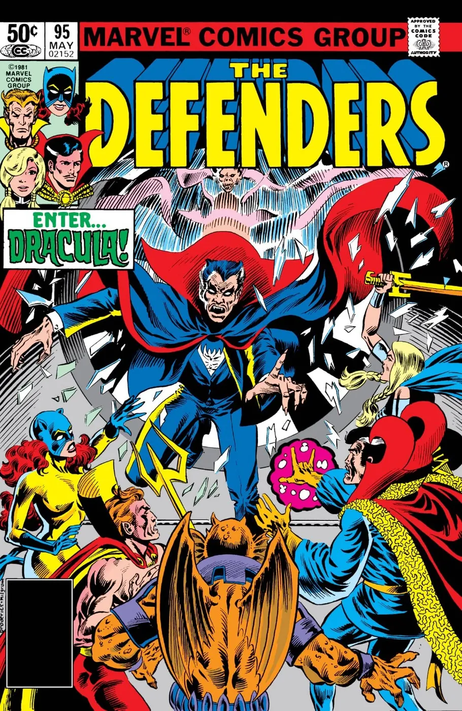 Cover of The Defenders #95