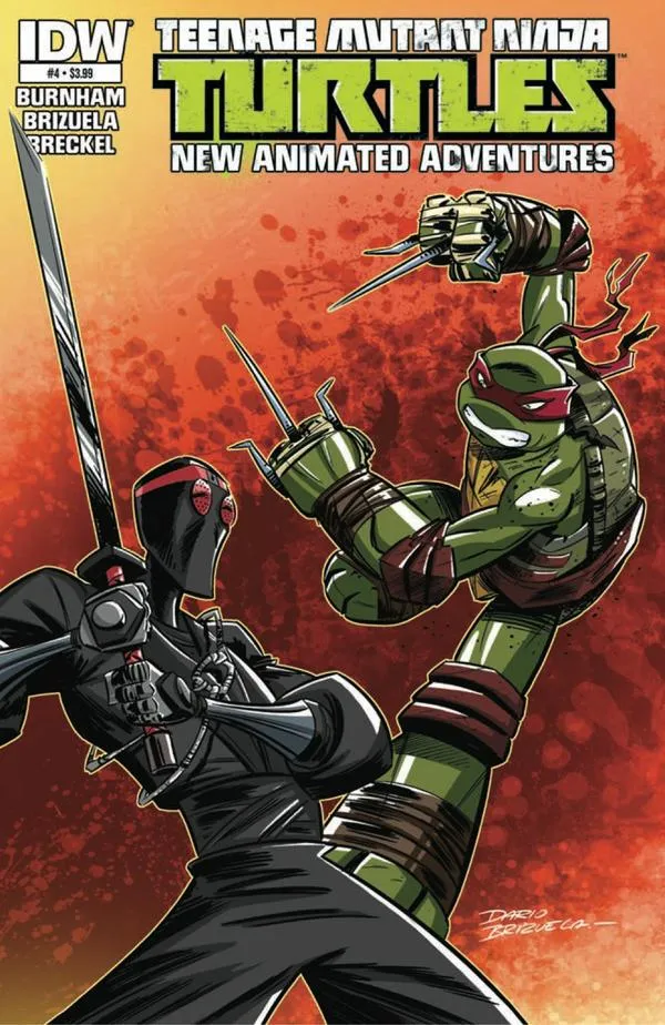 Cover of Teenage Mutant Ninja Turtles New Animated Adventures #4