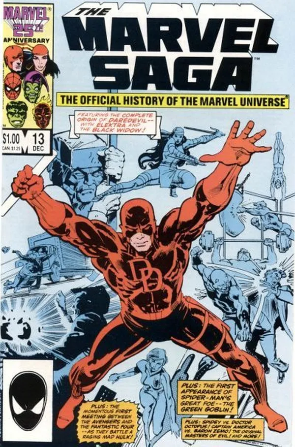 Cover of The Marvel Saga the Official History of the Marvel Universe #13