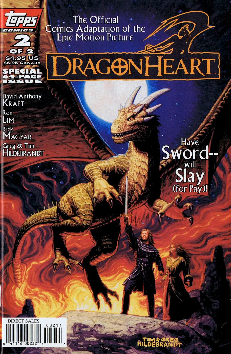 Cover of DragonHeart #2