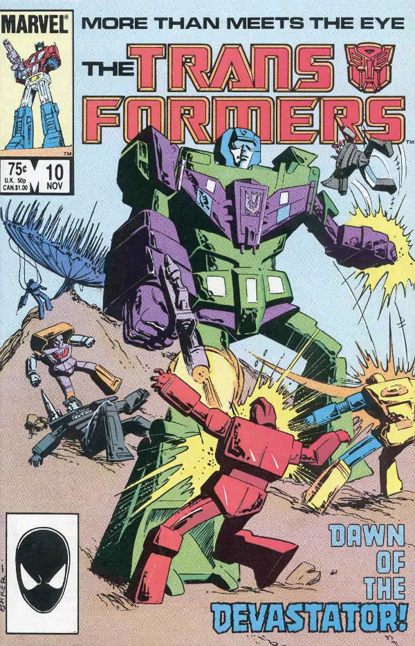 Cover of The Transformers #10
