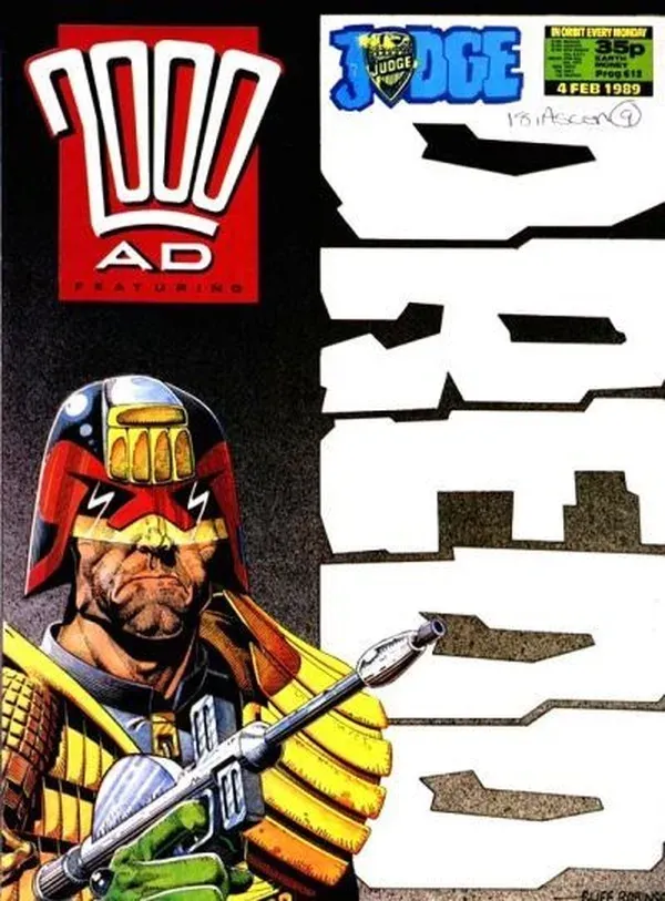 Cover of 2000 AD #612
