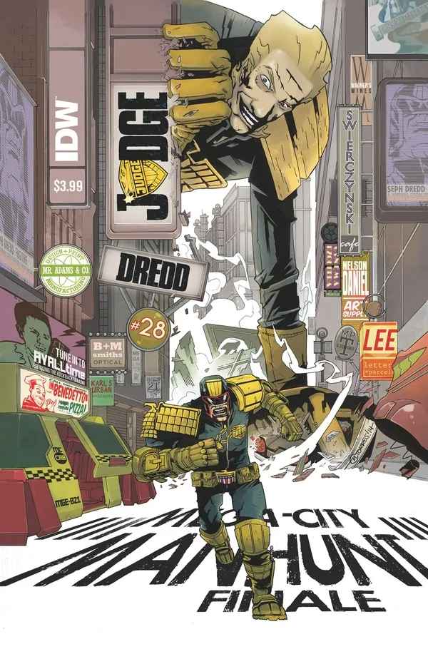 Cover of Judge Dredd #28