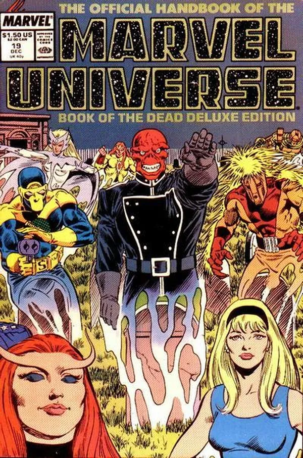 Cover of The Official Handbook of the Marvel Universe #19