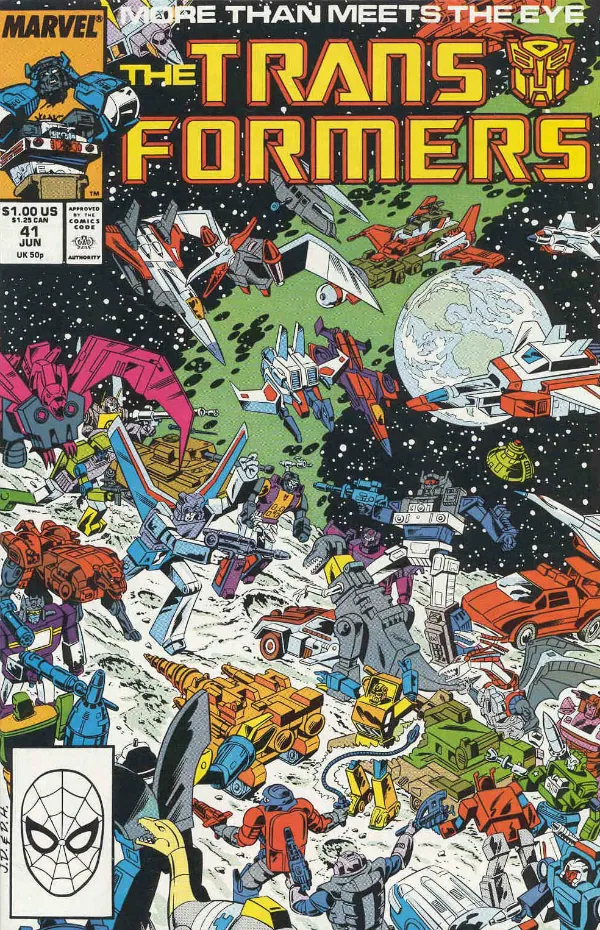 Cover of The Transformers #41