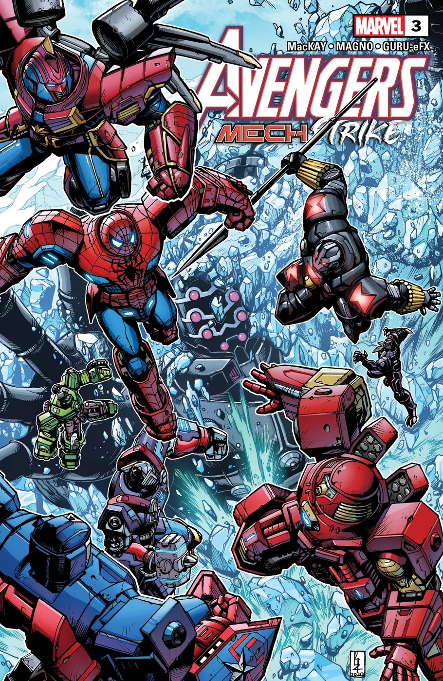 Cover of Avengers Mech Strike #3