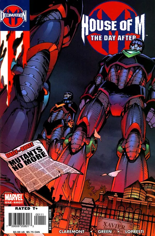 Cover of Decimation: House of M - The Day After #1