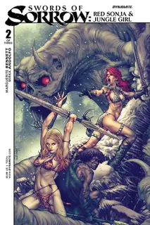 Cover of Swords of Sorrow: Red Sonja & Jungle Girl #2