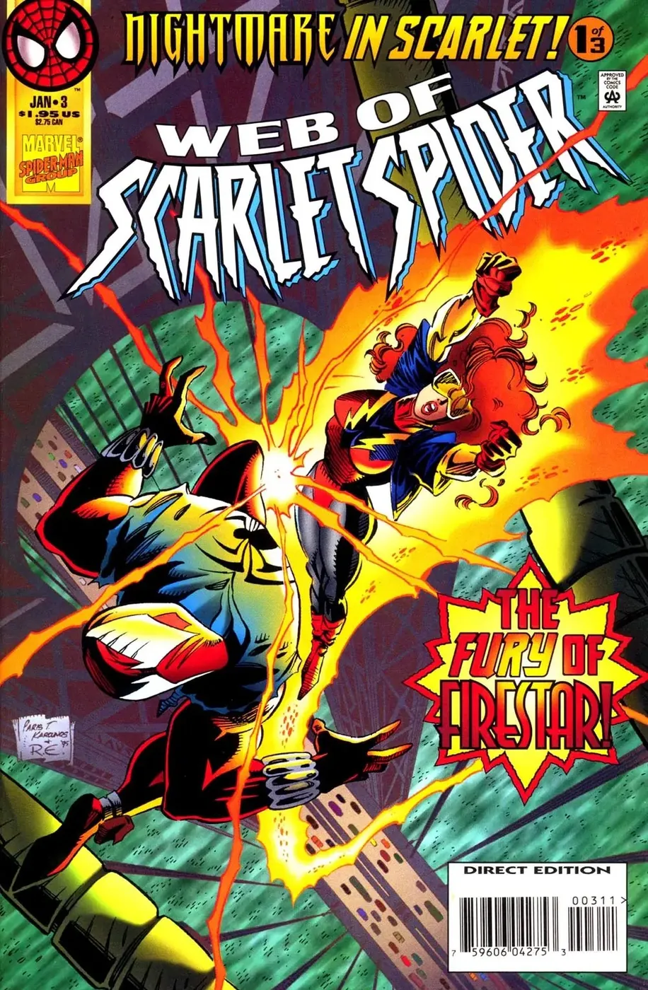 Cover of Web of Scarlet Spider #3