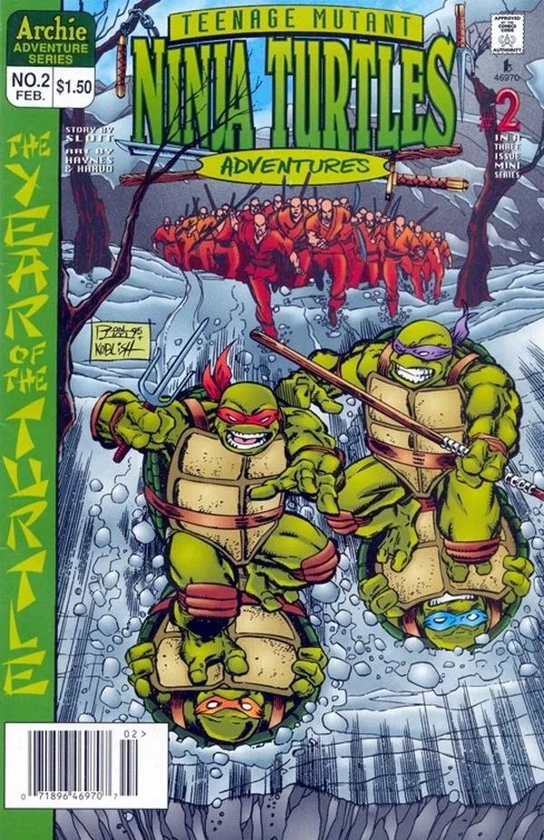 Cover of Teenage Mutant Ninja Turtles Adventures #2