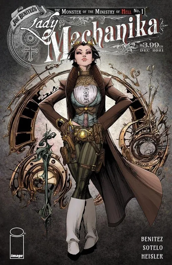 Cover of Lady Mechanika: The Monster of the Ministry of Hell #1